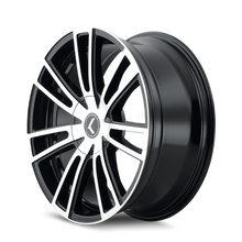 Load image into Gallery viewer, Kraze KR183 Spectra 18x8 / 5x110/127 BP / 40mm Offset / 72.62mm Hub Gloss Black Machined Wheel