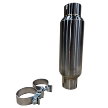 Load image into Gallery viewer, Kooks 3in Round Clamp In Muffler 10in Long Body Polished Stainless Steel