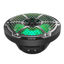 Load image into Gallery viewer, DS18 NXL-M Series Speaker w/ RGB LED Lights 8in 2-Way 125 Watts RMS 4 ohm Black