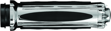 Load image into Gallery viewer, Kuryakyn Zombie Grips Without Throttle Boss Dual Cable Chrome