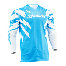 Load image into Gallery viewer, Answer 26 LE Syncron Rizz Vented Jersey Cyan/White/Black - Large
