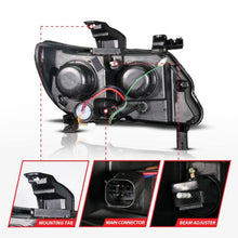 Load image into Gallery viewer, ANZO 15-22 Chevy Colorado Full LED Headlights w/ Initiation (Amber DRL) - Black - GTR Auto