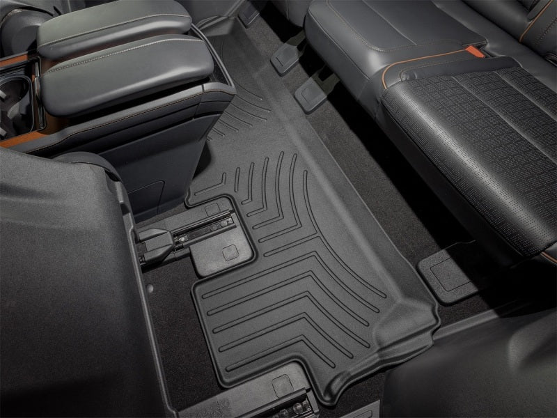 WeatherTech 25-26 Lincoln Navigator 2nd Row Rear FloorLiner 2pc - Black 4419488