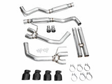 Load image into Gallery viewer, AWE 2024 Ford Mustang GT Fastback S650 RWD Track Edition Cat-Back Exhaust w/ Quad Diamond Black Tips