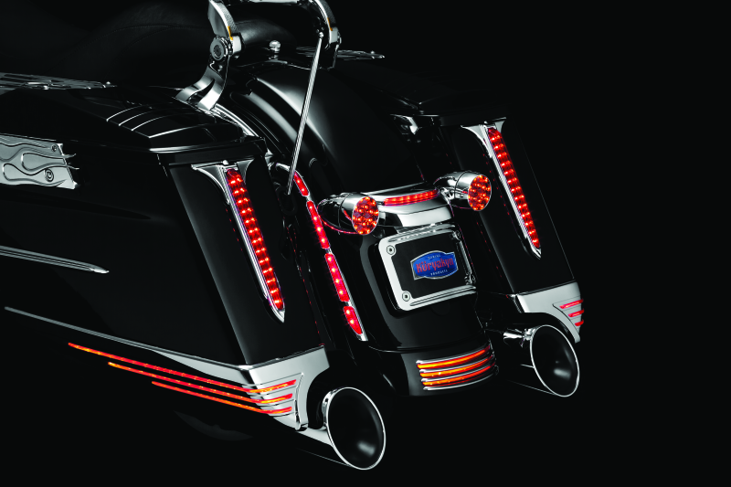 Kuryakyn Rear Fender Accents FLHRXS / FLHX/FLHXS / FLTRX/XS Models Chrome