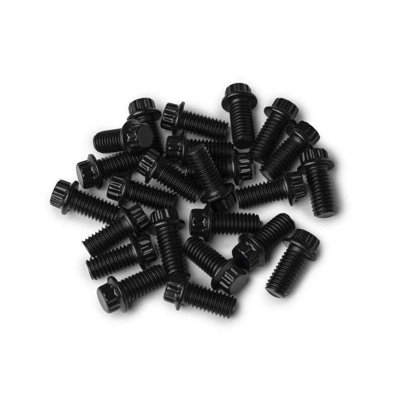 Method Lip Bolt - 12 Point - Black - 3/8-16 x 0.59 - Kit BT-BOLT 12P BLACK KIT