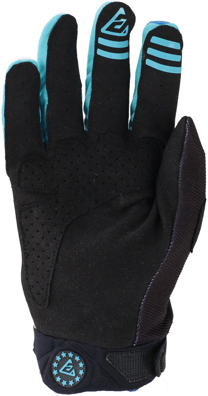 Answer Peak Flo Gloves Black/Blue/White - XS
