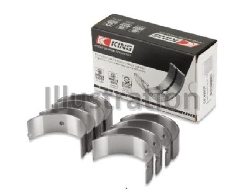 King Engine Bearings Toyota 2E (Size +0.25mm) Connecting Rod Bearing Set GCR4229AM0.25