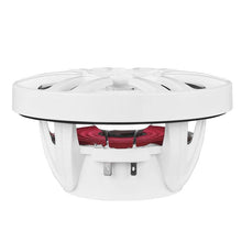 Load image into Gallery viewer, DS18 NXL Series Coaxial Marine Speaker w/ RGB Lights 6.5in 2-Way 100 Watts RMS 4 ohm White
