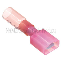 Load image into Gallery viewer, NAMZ Heat Sealable .25in. Male Quick Disconnect Terminals 22-18g (25 Pack)