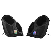 Load image into Gallery viewer, DS18 2015+ Polaris Slingshot Front Fender Dual 8in Speaker Enclosure w/ LEDs (Speakers Not Included)