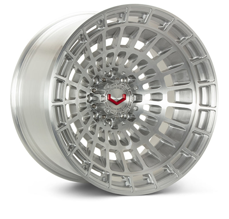 Vossen LCX-04 24x14 - 8x180 - ET75 - Mega Deep - 124.3 - Brushed Gloss Clear Wheel