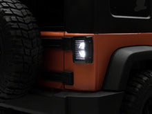 Load image into Gallery viewer, Raxiom 07-18 Jeep Wrangler JK Axial Series Vision LED Tail Lights- Black Housing (Clear Lens)