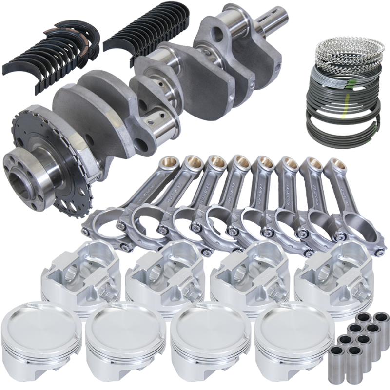 Eagle Chevy 4.8/5.3 LS 4.000in Crank 24 Tth Rlctor 6.125in I-Beam 3.800in Pistons Rotating Assembly
