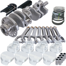 Load image into Gallery viewer, Eagle Chevy LS7 4.125in Crank 58 Tth Reluctor 6.125in H-Beam -5cc 4.135in Pistons Rotating Assembly