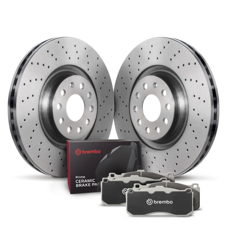 Brembo OE 08-09 Audi TT/09-15 TT Quattro Rear Disc Brake Kit - GTR Auto