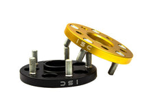 Load image into Gallery viewer, ISC Suspension 5x100 Hub Centric Wheel Spacers 15mm Black (Pair)