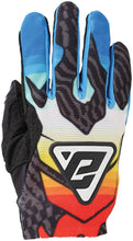 Load image into Gallery viewer, Answer Aerlite Drip Gloves Black/White/Rainbow Youth - Large