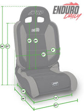 Load image into Gallery viewer, PRP EnduroDaily Reclining Suspension Seat - Black/Purple Tweed - Passenger