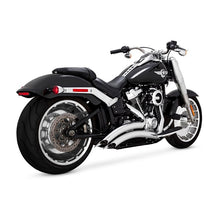 Load image into Gallery viewer, Vance &amp; Hines 25-26 Harley Davidson Gen 2 M8 Wide Tire Softail Big Radius Exhaust System - Chrome 26380