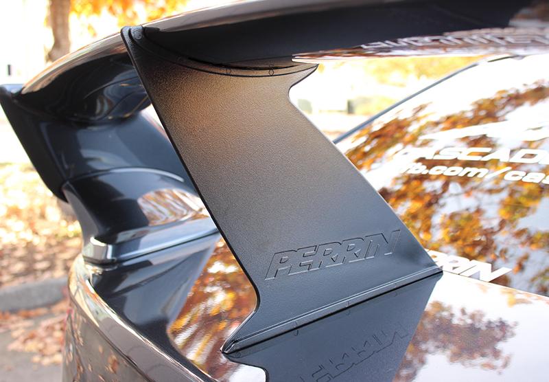 PERRIN 15-21 Subaru STI Wing Stabilizer - Black - GTR Auto