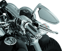 Load image into Gallery viewer, Kuryakyn Zombie Grips With Throttle Boss Dual Cable Chrome