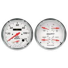 Load image into Gallery viewer, Autometer Arctic White Quad &amp; Tach/Speedo 5in. - 2 pc. 1352