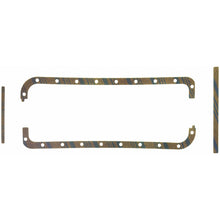 Load image into Gallery viewer, Fel-Pro OS 10040 C Engine Oil Pan Gasket Set Blue Stripe cork-rubber