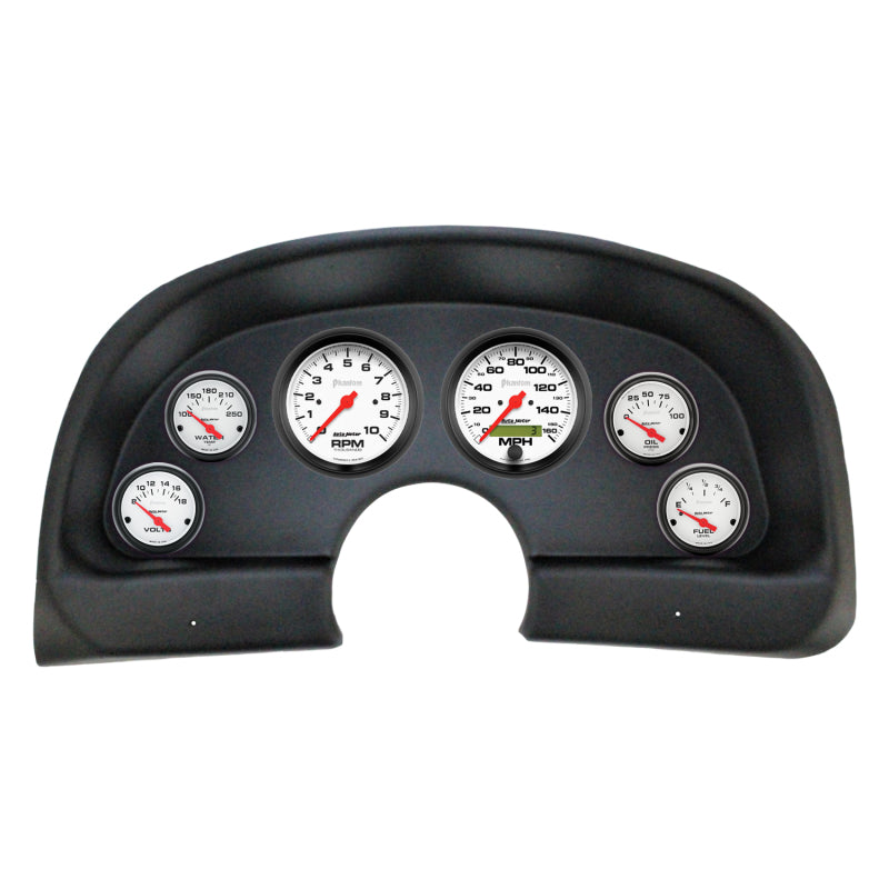 Autometer Phantom Direct Fit Dash Kit 93-02 Chevy Camaro (2 x 3-3/8in. / 4 x 2-1/16in.) 2930-09