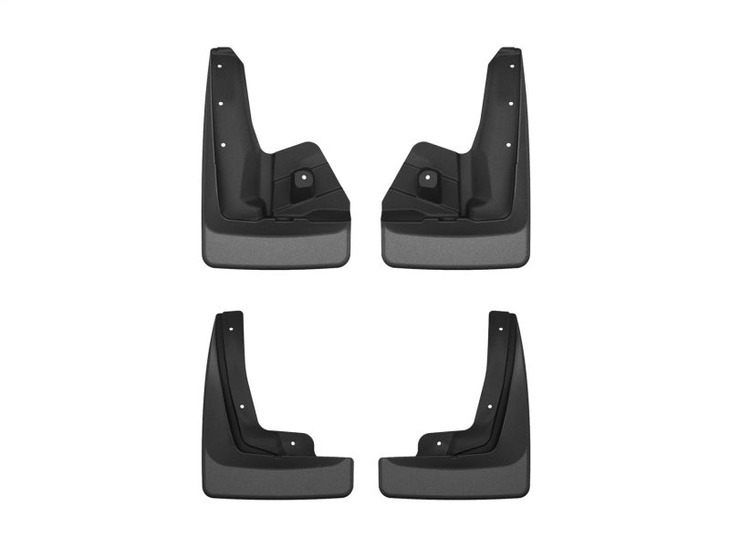 WeatherTech 25-26 BMW X3 Front & Rear Mudflaps - Black 110202-120202