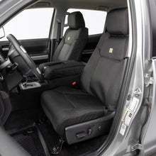 Load image into Gallery viewer, Covercraft 19-21 Chevrolet Silverado Carhartt PrecisionFit Custom Front Row Seat Covers - Blk