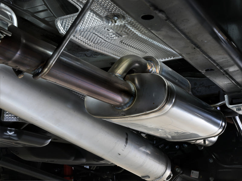 aFe 24-25 Toyota Tacoma L4-2.4L (t) Vulcan Series 2.5in to 3in Cat-Back w/ Black Tip