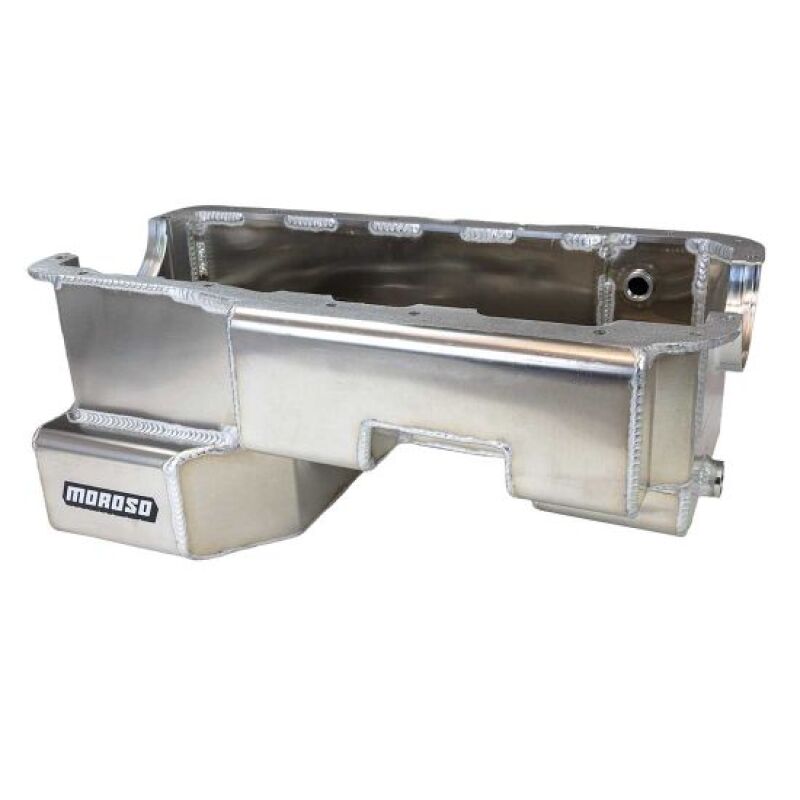 Moroso Ford 289-302 Power Pouch Billet End Seals 9in Deep Rear Sump Aluminum Oil Pan