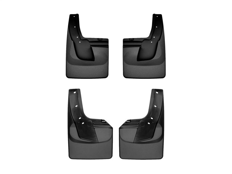 WeatherTech 2025 Dodge RAM 1500 No Drill Front & Rear MudFlaps - Black 110092-120185