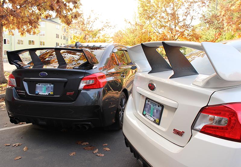 PERRIN 15-21 Subaru STI Wing Stabilizer - Black - GTR Auto