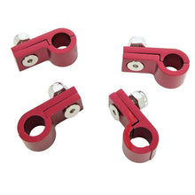Load image into Gallery viewer, Russell Line Clamp For -6 Tubing Blue Anodize (4 Pack)