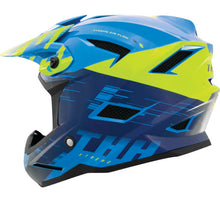 Load image into Gallery viewer, THH Helmets T-42 BMX Xtreme  Blue/Yellow - XS