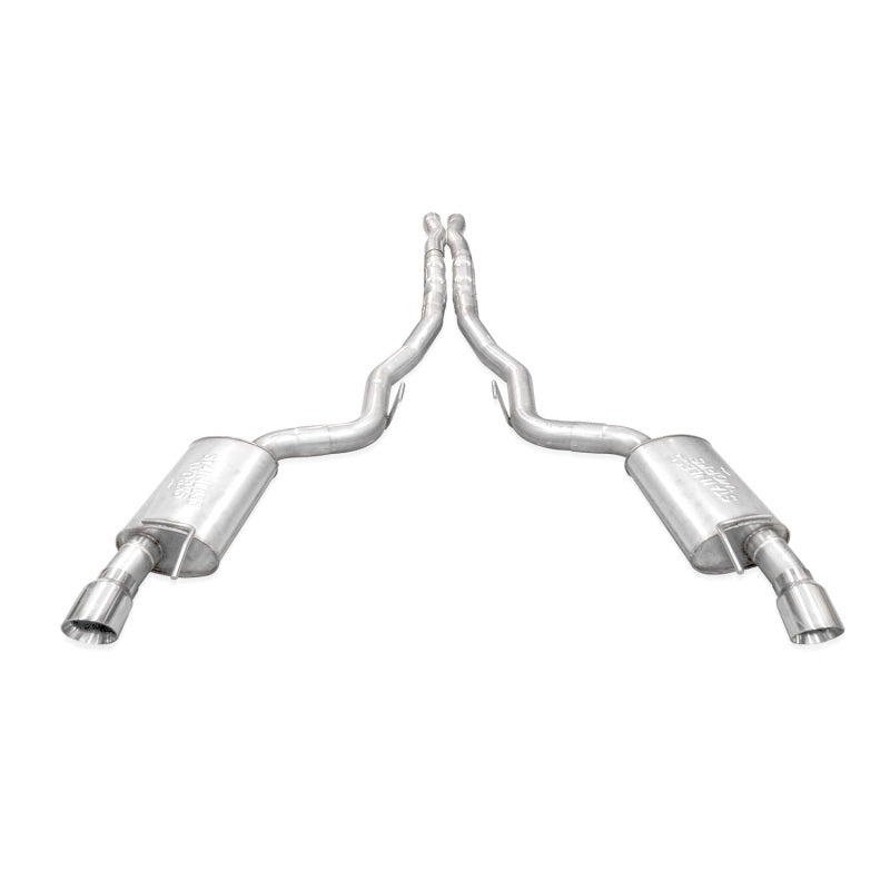 Stainless Works 2024 Mustang GT Catback Dual Tips Legend Sound X-Pipe Performance Connect Exhaust M24CBXPCL