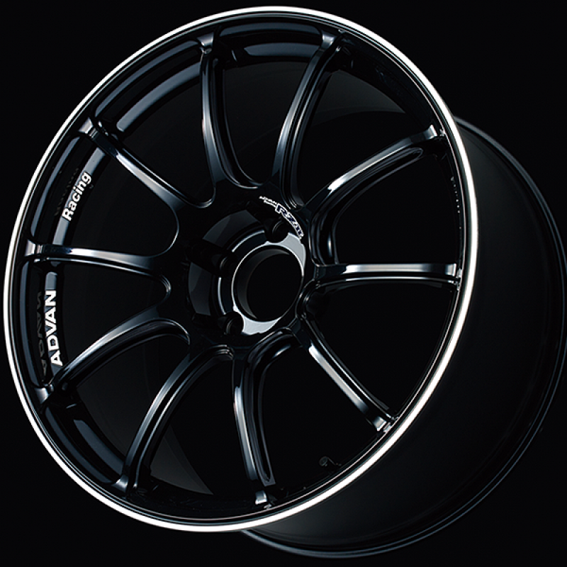 Advan RZII 15x8.0 / +35 Offset / 4x100 / 63mm Bore / Racing Gloss Black and Ring