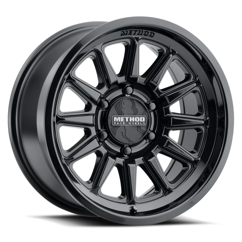 Method MR323 - 17x8.5 / 6x5.5 / ET 25 / 106.25 CB - Gloss Black MR323785601325