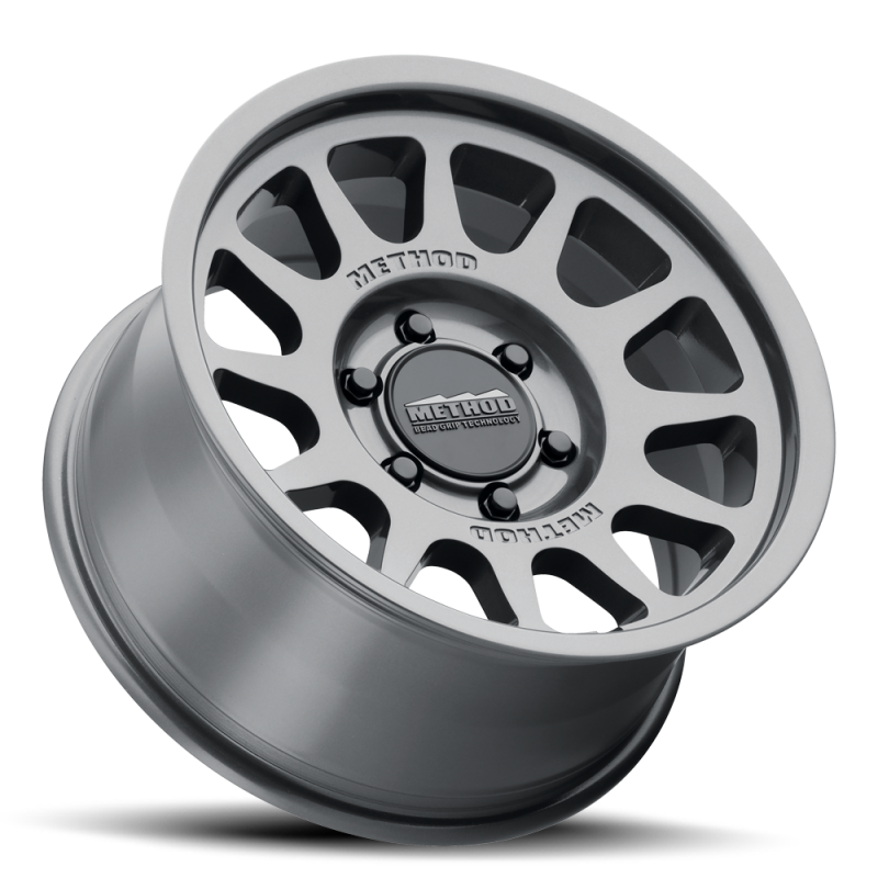 Method MR703 Bead Grip HD 18x9 +40mm Offset 6x5.5 95.25mm CB Gloss Titanium Wheel MR70389093840H