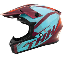 Load image into Gallery viewer, THH Helmets T710XR Airtech Burgundy/Blue Youth - Small