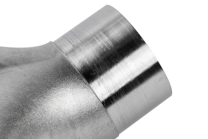 APR Cast T304 Stainless Steel Double Y-Splitter - 76mm to Quad 63.5mm (3in to Quad 2.5in) EXH0146