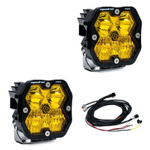 Load image into Gallery viewer, Baja Designs Squadron 2.0 Pro LED Driving/Combo (Pair) - Baja Amber