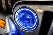 Load image into Gallery viewer, Oracle 97-06 Jeep Wrangler TJ Surface Mount LED Headlight Halo Kit - Blue