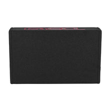 Load image into Gallery viewer, DS18 Single 10in Shallow Enclosure w/ Subwoofer 350 Watts RMS Sealed Black Carpet Amplified