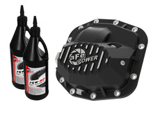 Load image into Gallery viewer, aFe 18-23 Jeep Wrangler JL Pro Series (Dana M186) Front Diff Cover w/ Oil - Black