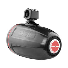 Load image into Gallery viewer, DS18 Marine And Psports Towers With Built In 8in 1in Driver 180 Watts RMS RGB LEDs Blk Crbn Fiber