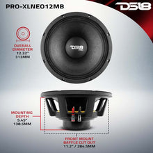 Load image into Gallery viewer, DS18 12in 1000 Watts RMS 8 ohm Neodymium Mid-Bass Loudspeaker