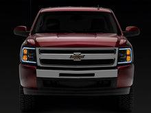 Load image into Gallery viewer, Raxiom 07-13 Chevrolet Silverado 1500 Axial Series Headlights w/ LED Bar- Black Housing (Clear Lens)